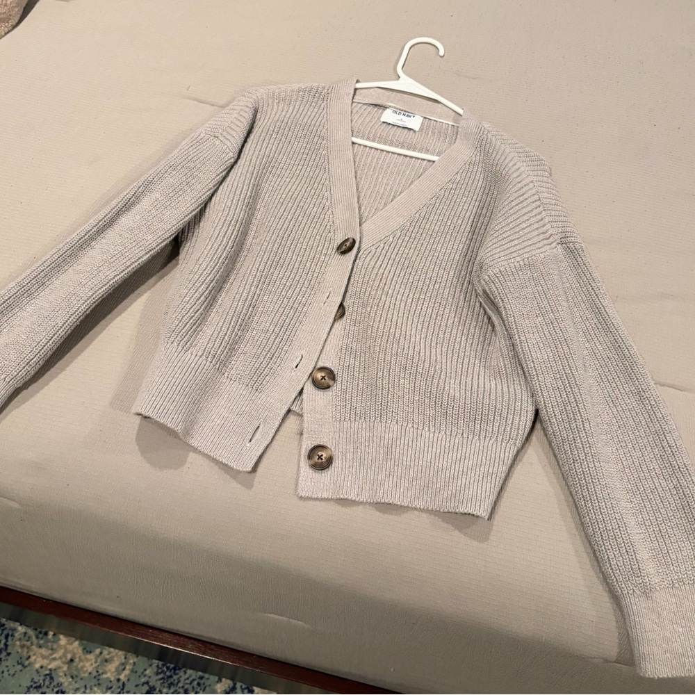 Old Navy Light Gray Women's Cardigan